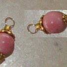 Fancy Pink Turquoise INTERCHANGEABLE Earring Charms YG