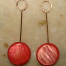 Swinging Coral MOP INTERCHANGEABLE Earring Charms YG SS