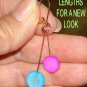 Swinging Pink MOP INTERCHANGEABLE Earring Charms YG SS