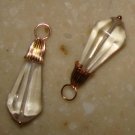 Fancy Clear Crystal INTERCHANGEABLE Earring Charms YG