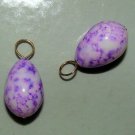 Purple Easter INTERCHANGEABLE Earring Charms YG or SS