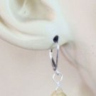 MED-LG Genuine Citrine Faceted Teardrops INTERCHANGEABLE Earring Charms YG or SS