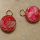 10mm Pink MOP INTERCHANGEABLE Earring Charms YG or SS