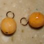 Orange Sherbert INTERCHANGEABLE Earring Charms YG or SS