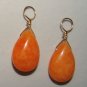 Orange INTERCHANGEABLE Earring Jacket Charms YG