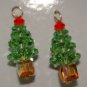 LG Swarovski Christmas Tree INTERCHANGEABLE Earring Charms CHOICE of YG or SS