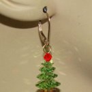 LG DK Swarovski Christmas Tree INTERCHANGEABLE Earring Charms CHOICE of YG or SS