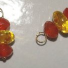 Carnelian & Amber INTERCHANGEABLE Earring Jacket Charms