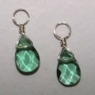 SM Green Quart INTERCHANGEABLE Earring Jacket Charms SS