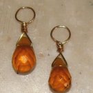 SM Dark Citrine INTERCHANGEABLE Earring Charms YG or SS