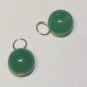 8mm Green Chalcedony INTERCHANGEABLE Earring Charms SS