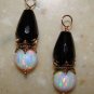 Fancy Opal Onyx INTERCHANGEABLE Earring Charms YG or SS