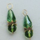 DBL Fancy Green INTERCHANGEABLE Earring Charms YG or SS