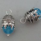 Crowned Peruvian Opal INTERCHANGEABLE Earring Charms SS