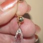 Clear Crystal Brio INTERCHANGEABLE Belly Ring Charm YG