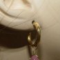 15mm Plain Hoop Earrings YOUR CHOICE 14K YG or 14K WG