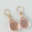 SM Pink Champagne INTERCHANGEABLE Earring Charms YG