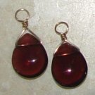 LG Plum Purple Tears INTERCHANGEABLE Earring Charms YG