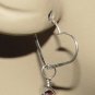 Plum Crystal INTERCHANGEABLE Earring Jacket Charms SS