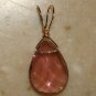 Lovely 13x18mm Plum Quartz Pendant YG