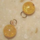 8mm Yellow Citrine INTERCHANGEABLE Earring Charms YG