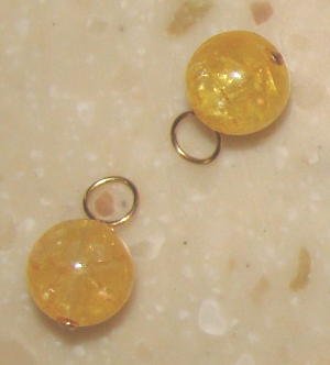 8mm Yellow Citrine INTERCHANGEABLE Earring Charms YG
