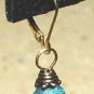 8mm Crackle Topaz INTERCHANGEABLE Earring Charms YG