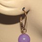 10m Violet Chalcedony INTERCHANGEABLE Earring Charms SS