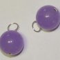 10m Violet Chalcedony INTERCHANGEABLE Earring Charms SS