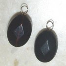 XLG DARK Smoky Quartz INTERCHANGEABLE Earring Charms YG