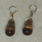 SMALL Smoky Quartz INTERCHANGEABLE Earring Charms YG