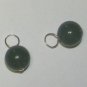 8mm Olive Chalcedony INTERCHANGEABLE Earring Charms SS
