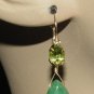 XMAS Green Chalcedony INTERCHANGEABLE Earring Charms YG