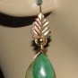 XMAS Green Chalcedony INTERCHANGEABLE Earring Charms YG