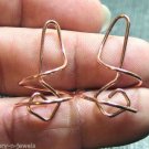 INTERCHANGEABLE Spiral Earring Wires 14K ROSE Gold Filled - ONE PAIR