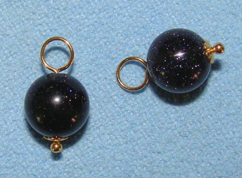 8mm Sun Sitara INTERCHANGEABLE Earring Charms YG or SS