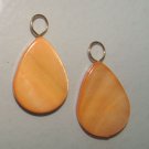 Sherbert Tear MOP INTERCHANGEABLE Earring Charms YG SS