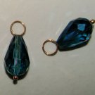 SM Blue-Green AB INTERCHANGEABLE Earring Charms YG orSS