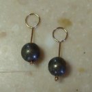 SMALL Pyrite INTERCHANGEABLE Earring Charms YG or SS