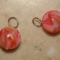 8mm Pink MOP INTERCHANGEABLE Earring Charms YG or SS