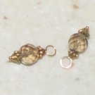 Fancy Smoky Quartz INTERCHANGEABLE Earring Charms YG