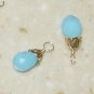 Fancy Blue Quartz INTERCHANGEABLE Earring Charms YG