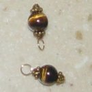 Fancy 8mm Tiger Eye INTERCHANGEABLE Earring Charms YG