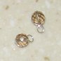 8mm Smoky Quartz INTERCHANGEABLE Earring Charms SS