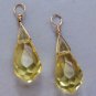 9x20mm Yellow Quartz INTERCHANGEABLE Earring Charms YG