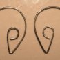 MED Fancy Looped INTERCHANGEABLE Earring Wires 14K WG