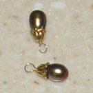 Fancy Green Pearls INTERCHANGEABLE Earring Charms YG