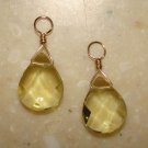 MD Lemon Quartz INTERCHANGEABLE Earring Charms YG or SS