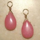 SM-M Pink Tears INTERCHANGEABLE Earring Charms YG or SS