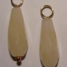 Long Yellow Jade INTERCHANGEABLE Earring Charms YG - SS